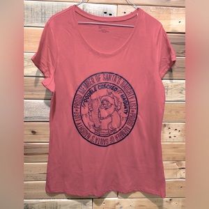 Proud member of the naughty list. Ladies red XL T-shirt